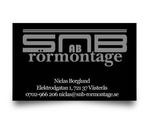 V&auml;lkommen till SNB R&oumlrmontage AB